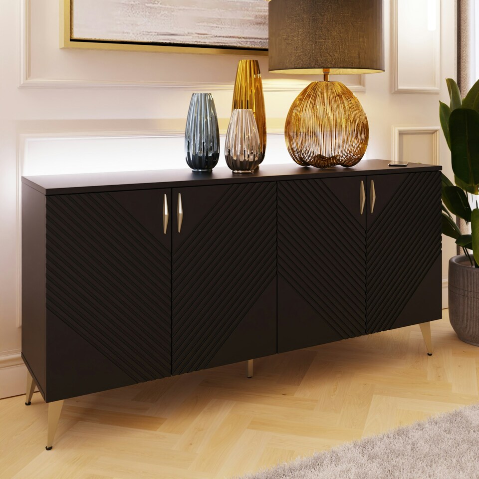 image 1 of Frank Olsen Ava Sideboard Black | Black