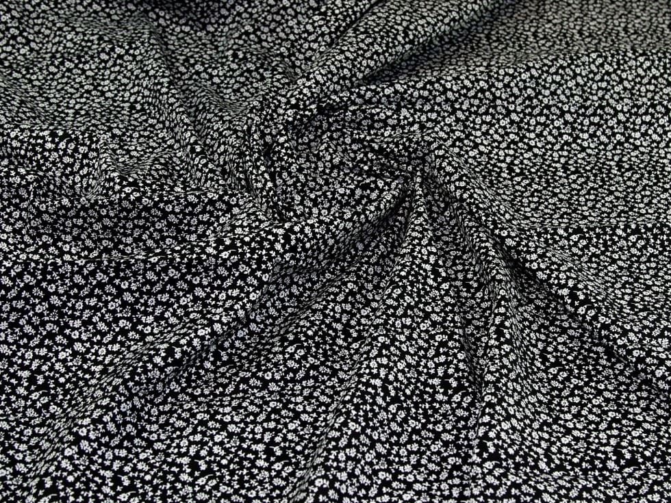 Black 100% Cotton Poplin Fabric for Dressmaking, Quilting, 142.5cm / 56" Wide - per metre