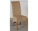 image 7 of Oslo 180 x 90 cm Large Oak Dining Table and 8 Montana Fabric Chairs | Brown | Beige