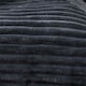 image 3 of Kampala Hill Big Cord Teddy Duvet Cover Set Charcoal Grey | Super King