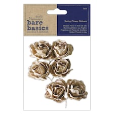 Burlap Flowers (6pcs) - Bare Basics - Blousey