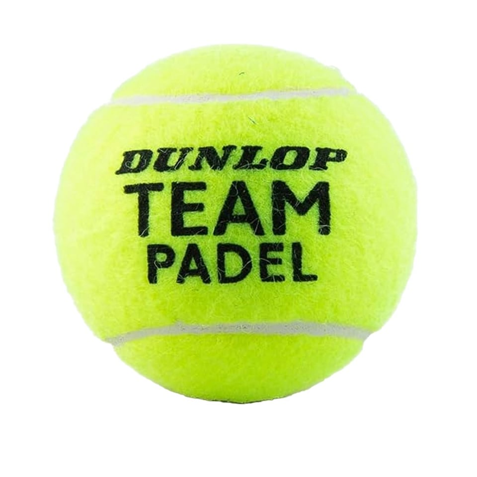 image 1 of Dunlop Padel Ball (Pack of 3) - Yellow - One Size