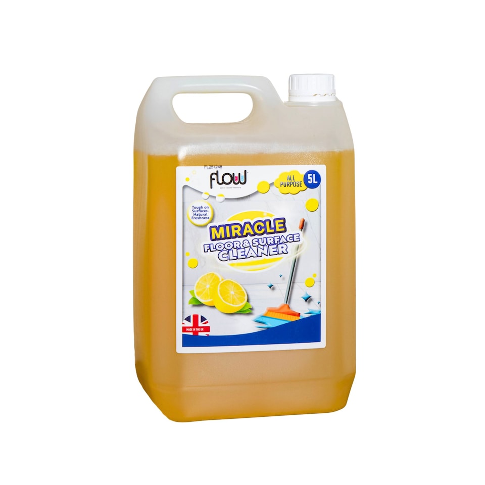 image 1 of 5 Litre Lemon Scented Multi-Purpose Floor and Surface Cleaner