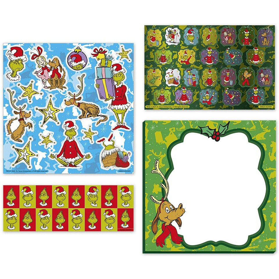 image 1 of Totum The Grinch Sticker Set