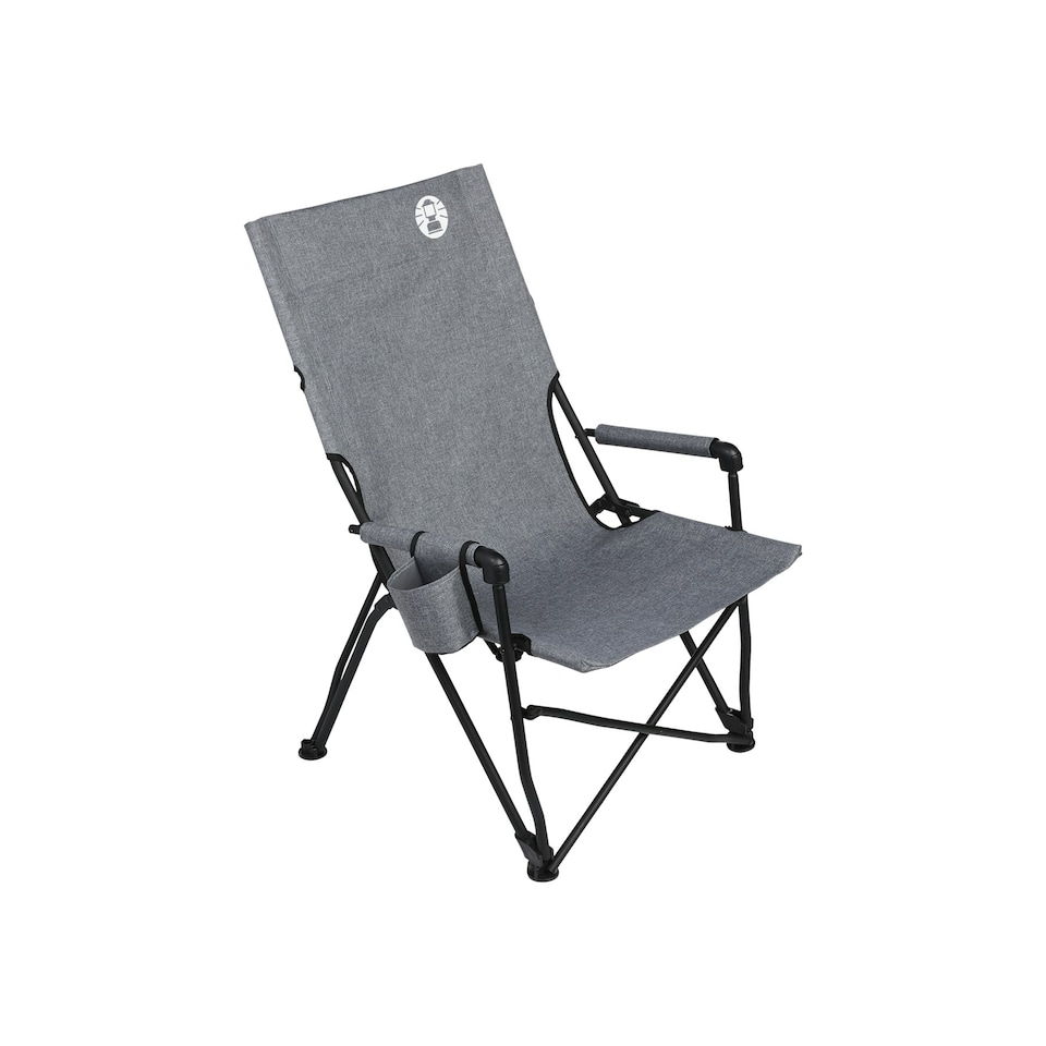 image 1 of Coleman Forester Sling Chair with Drinks Holder - Black N/A