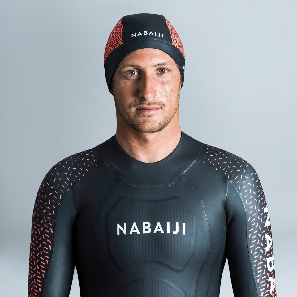 image 1 of Decathlon Open Water Swimming Neoprene Swim Cap OWS