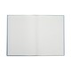 image 2 of Pack of 5 Rhino A4 Casebound 192 Page Blue 8mm Lined Hardback NoteBooks