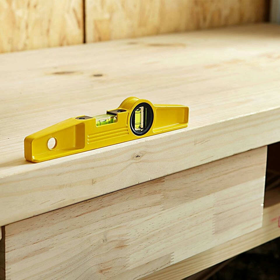 image 1 of Dekton Magnetic Metal Spirit Level Boat Scaffolder Horizontal Vertical 250mm 10"
