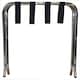 image 4 of Harbour Housewares Folding Metal Luggage Rack - Chrome Grey