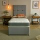 image 5 of 7-Inch Hybrid Sprung Mattress - Soft Firmness Deep Quilted Sleep Surface Grey | Double