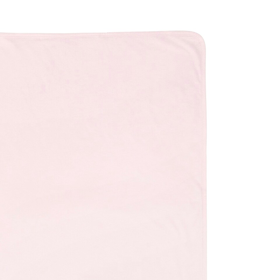 image 1 of Larkwood Plain Blanket - Pale Pink - One Size