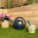 image 3 of 5L Garden Patio Ward Watering Can with Rose in Green