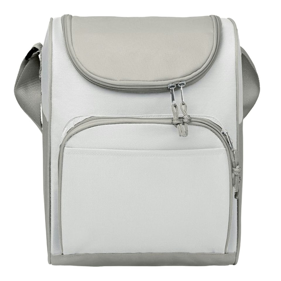 image 1 of MidOcean Zipper 13L Pocket Cooler Bag - White - One Size White | One Size