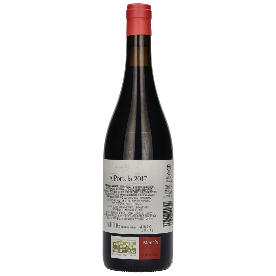 image 1 of Alberto Orte A Portela Tinto 2017 75cl