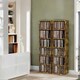 image 4 of 6 Tier Shelves Storage Unit Set Rustic Brown Brown | One Size