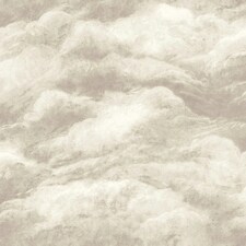 Belgravia Clouds Wallpaper - Cream - One Size Cream