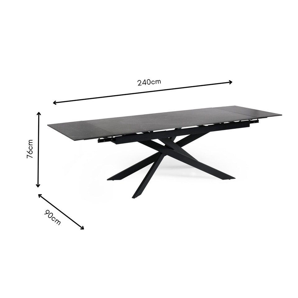 image 1 of Premium Osano 160cm Extending Dining Table