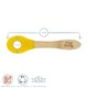 image 3 of Tiny Dining Children's Bamboo Silicone Tip Spoon - Orange