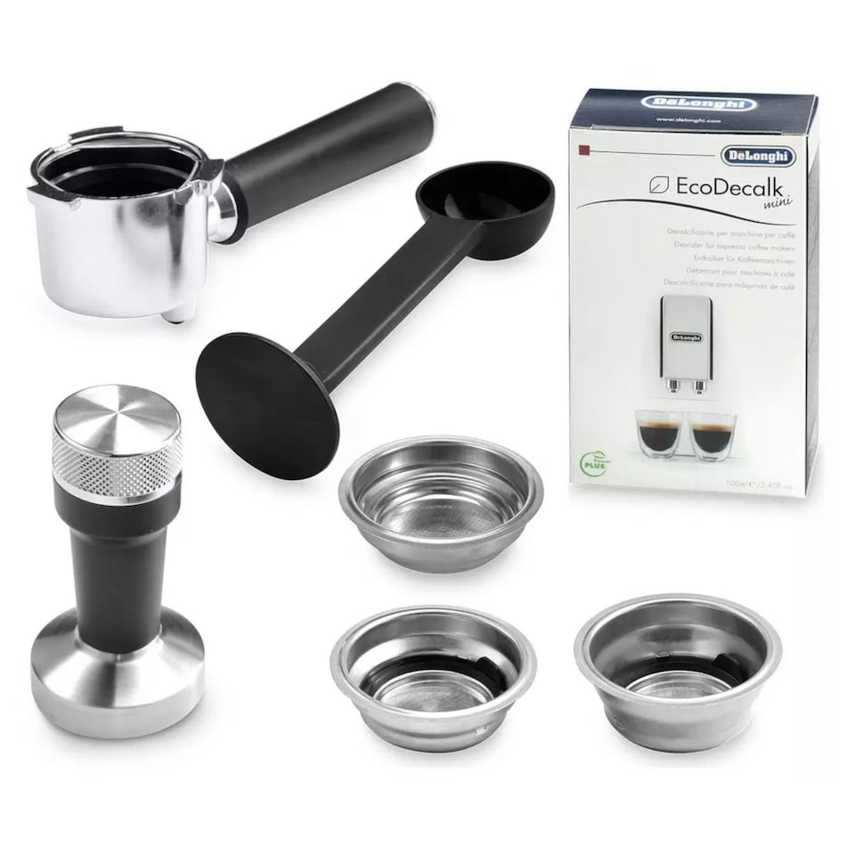 image 1 of De'Longhi Dedica Arte Manual Espresso Coffee Maker with Milk Frother - EC885.GY