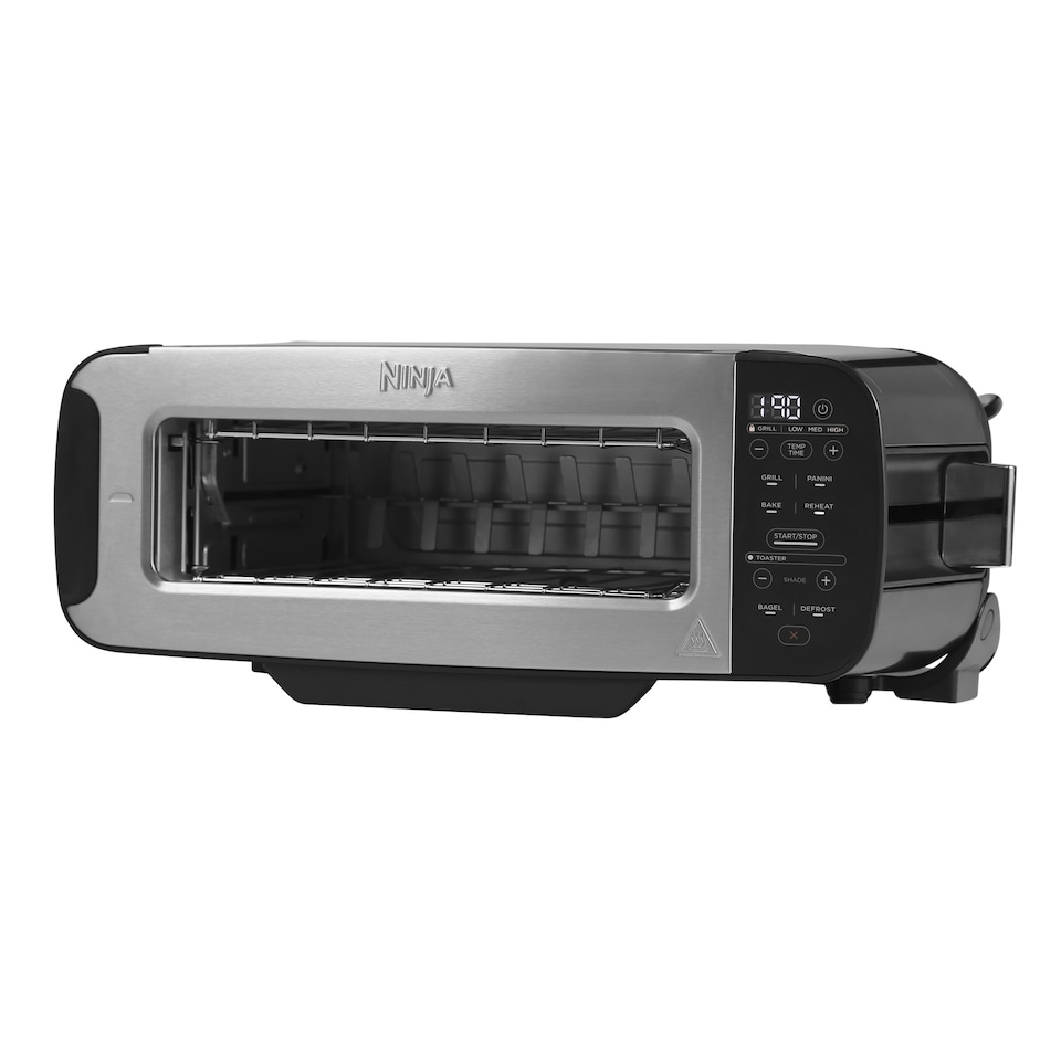 image 1 of Ninja Foodi 3in1 Toaster Grill & Panini Press Black in ST200UK | Black | Black | 1