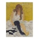 image 1 of Woman Putting on Her Stockings Bonnard Huge Wall Art Poster Print