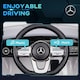 image 5 of AIYAPLAY Mercedes-Benz AMG CLA 45 Licensed 12V Ride on Car w/ Music - White
