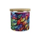 image 4 of Stained Glass Patterned Large Tea Canister