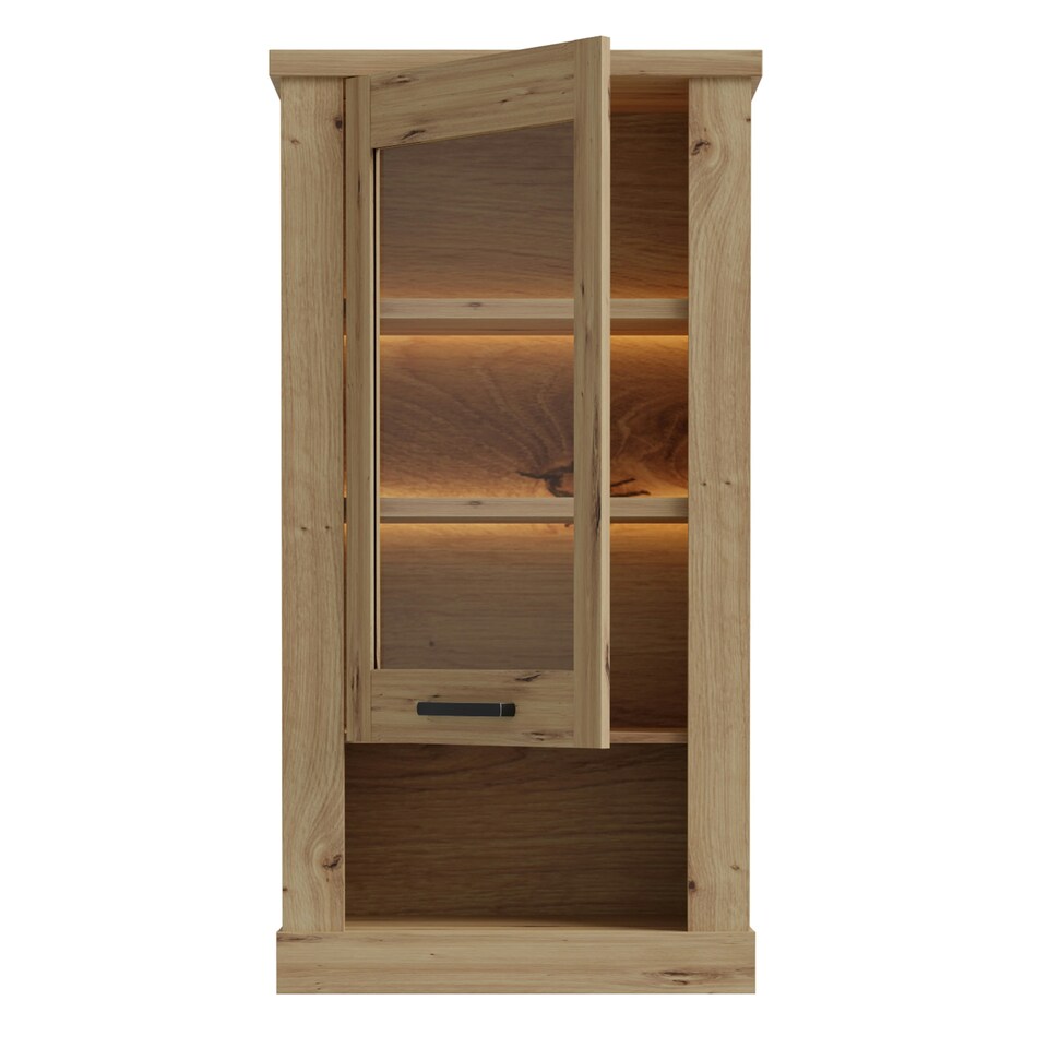image 1 of Corona Wall Display cabinet in Artisan Oak