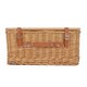 image 4 of Double Steamed Empty Picnic Basket with Pinewood Lid Brown | XL