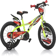 Dino Raptor 16" Kids Bike - Yellow