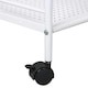 image 6 of Yaheetech 3-Shelf Large Salon Beauty Trolley Cart White