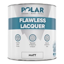 Polar Clear Lacquer Paint Quick Drying Durable Matt Finish | Clear | Clear Matt | 500 ml