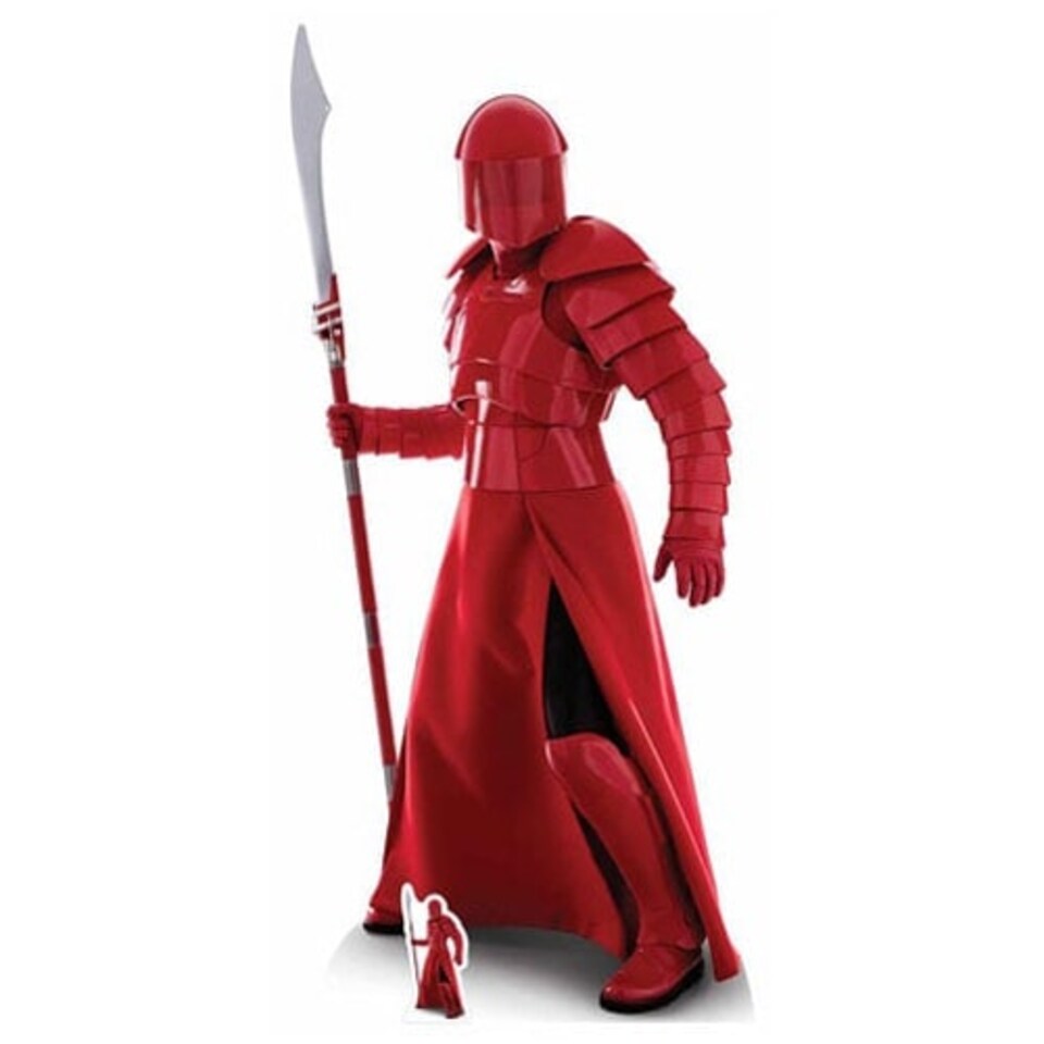 Star Wars The Last Jedi Praetorian Guard Naginata Lifesize Cardboard Cutout 195cm