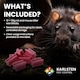 image 4 of Karlsten Rat & Mouse Killer Blocks 300g - All-Weather Wax Bait with Difenacoum for Rodent Control
