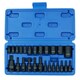 image 6 of 25pc Male + Female Impacted Impact Torx Star E Sockets T8 - T60 + E4 - E22