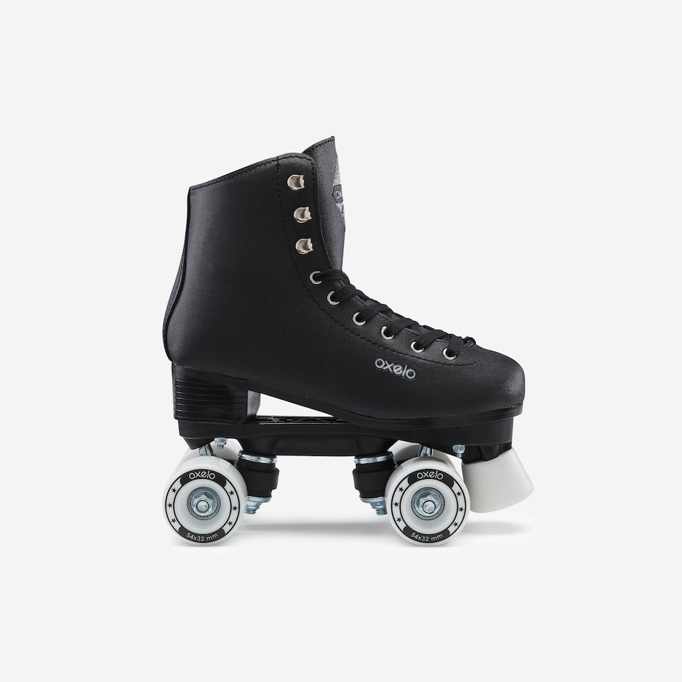 image 1 of Decathlon Kid's & Adult Roller Skates Black - 100 Series
