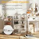 image 3 of HOMCOM 18PCS Stackable Clear Plastic Shoe Storage Box for UK/EU Size 8.5/43