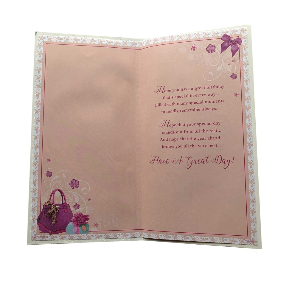 image 1 of Happy Birthday You're 18 Today Open Female Soft Whispers Card