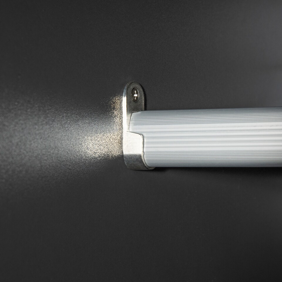 image 1 of HOMCOM High Gloss Wardrobe, 2 Door Wardrobe with Hanging Rod and Storage Shelf, Clothes Storage Organizer with Anti-tipping Design for Bedroom, Grey