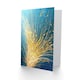 image 2 of Spray Golden Wheat Acrylic Teal Harvest Him Her Birthday Card