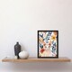 image 2 of Sphynx Cat Lover Floral Watercolour Portrait Black Framed Wall Art Print A4