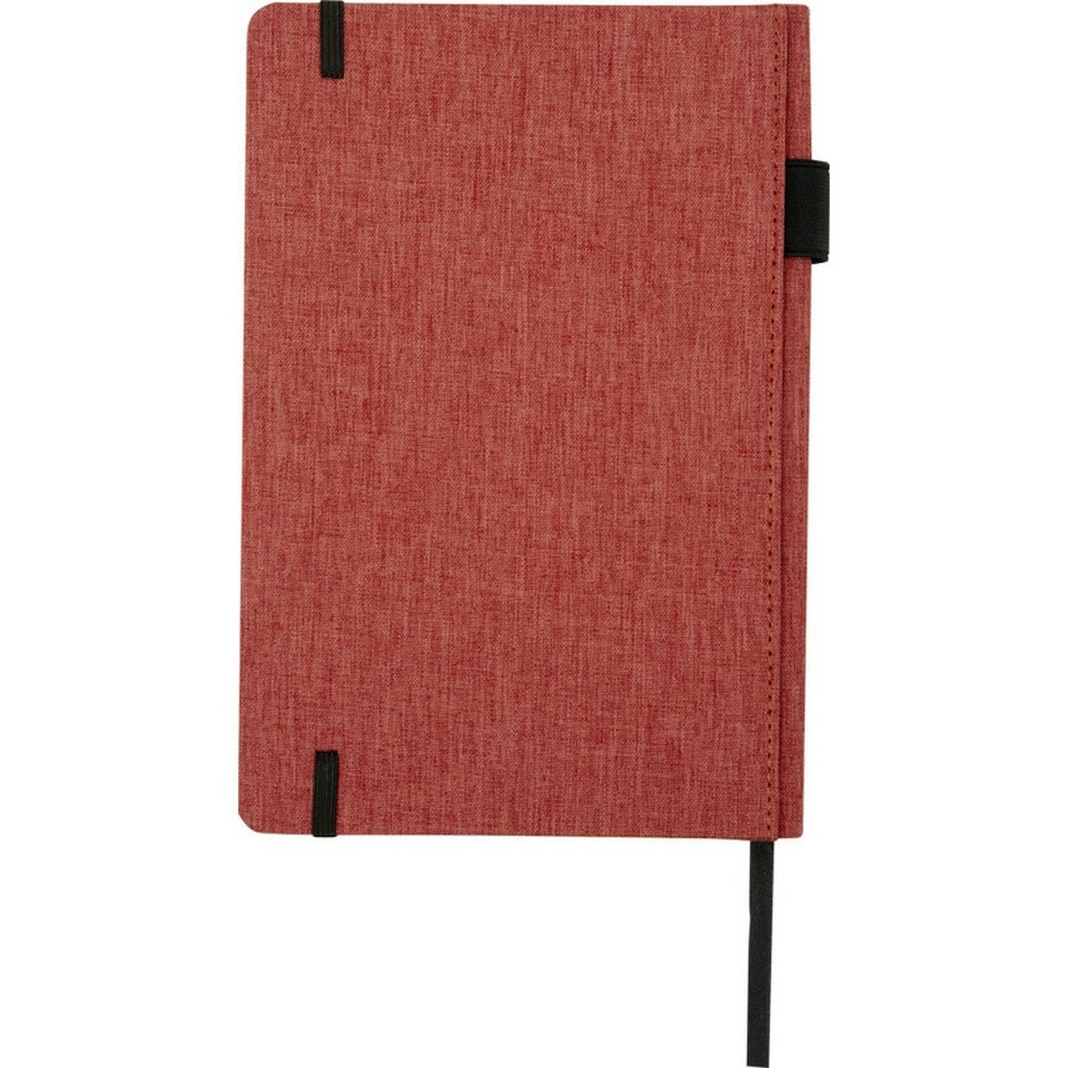 image 1 of Marksman Orin Recycled Polyester A5 Notebook - Brick - A5