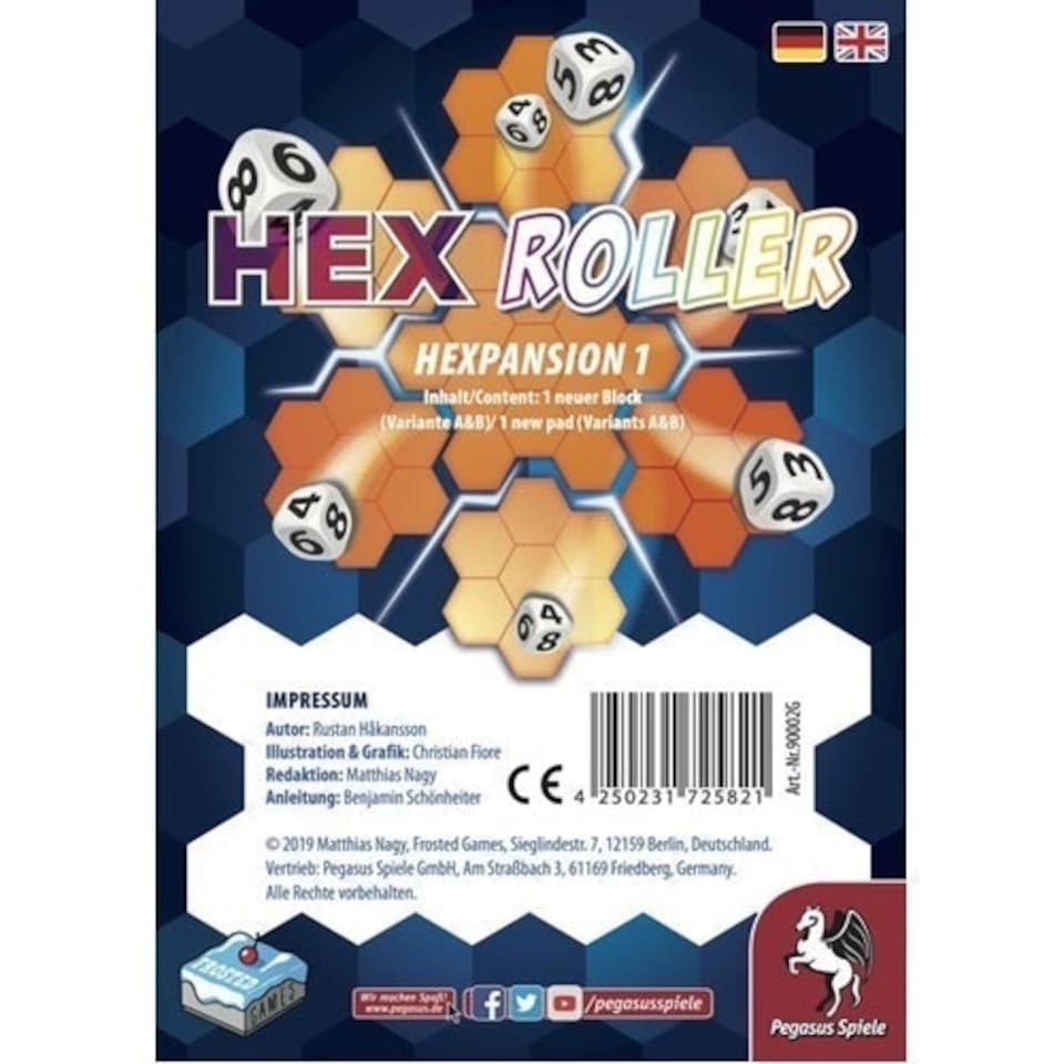 HexRoller: Hexpansion 1