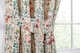 image 4 of Amaryllis - Fully Lined Floral Curtains - Pencil Pleat - Polycotton (Multi,Tie Backs 26''(Pair)) | Multi | Multi