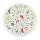 image 1 of Koi Fish Round Worktop Protector - Textured Glass Chopping Board