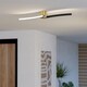 image 2 of EGLO Aieta Black Minimalist Ceiling Light