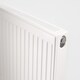 image 1 of 400mm (H) x1200mm (W) - Type 11 Radiator - Single Panel Convector - White Enamel (RAL 9016) - (0.4m x 1.2m) (16" x 47")
