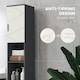 image 5 of kleankin Tall Bathroom Storage Cabinet with Soft Close Mechanism, Grey