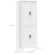 image 5 of HOMCOM Freestanding Kitchen Cupboard, 4-Door Storage Cabinet with Adjustable Shelves, Modern Kitchen Pantry for Dining Room, 170cm, White