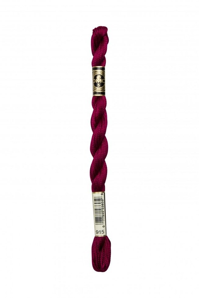 DMC Size 3 Cotton Perle Thread Red for Embroidery - each